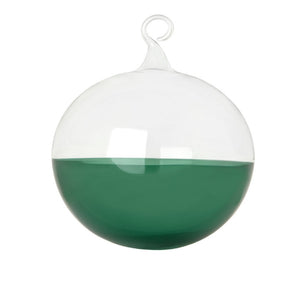 Weihnachtskugel Blubb halb und halb transparent/ grün - Muster Sale 🛍